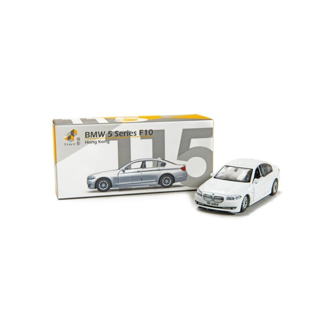 Tiny City 115 Die-cast Model Car - BMW 5 Series F10 White, Tiny 1:64 (ATC64395)
