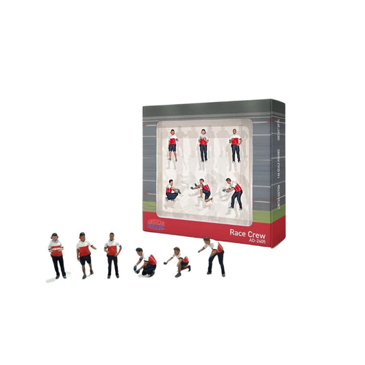 Figure Set: Race Crew AD-2405, American Diorama 1:64