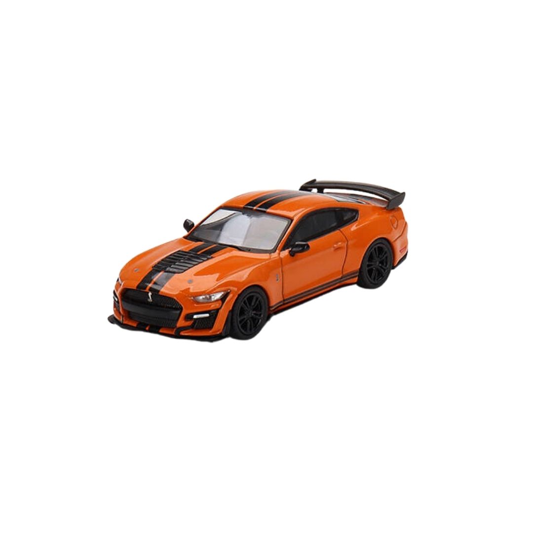 Ford Mustang Shelby GT500 Twister Orange, Mini GT 1:64 (505)