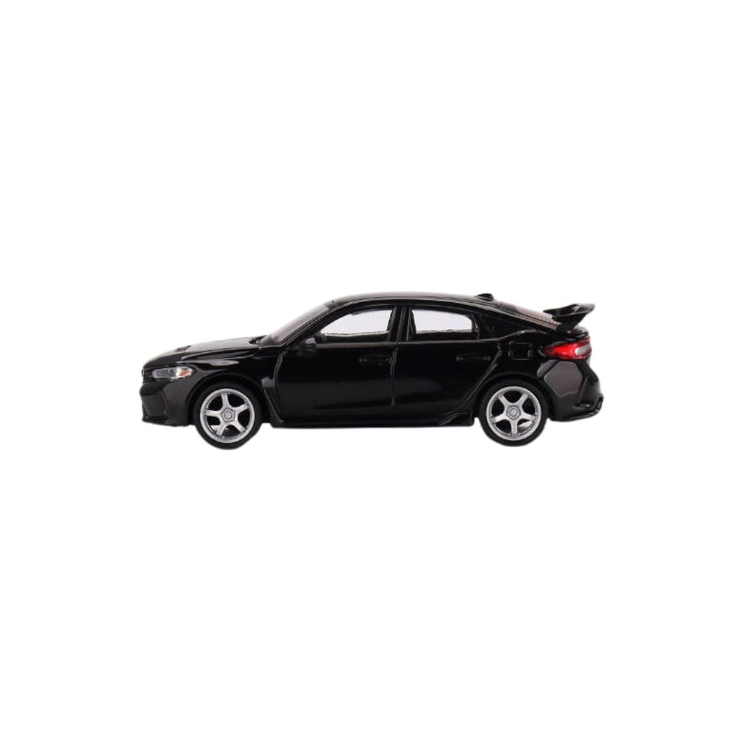 Honda Civic Type R Crystal Black Pearl 2023 W/ Advan GT Wheel, Mini GT 1:64 (585)