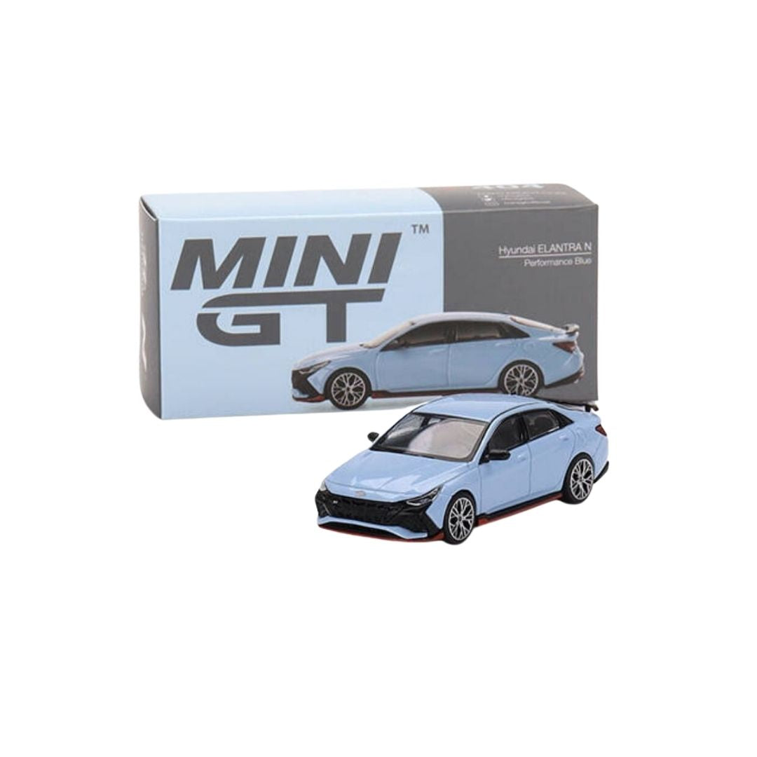 Hyundai Elantra N Performance Blue, Mini GT 1:64 (404)