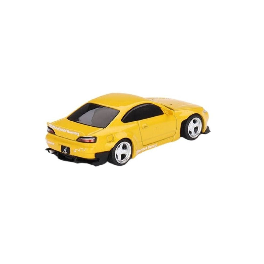 Nissan Silvia (S15) Rocket Bunny Bronze Yellow, Mini GT 1:64 (643)