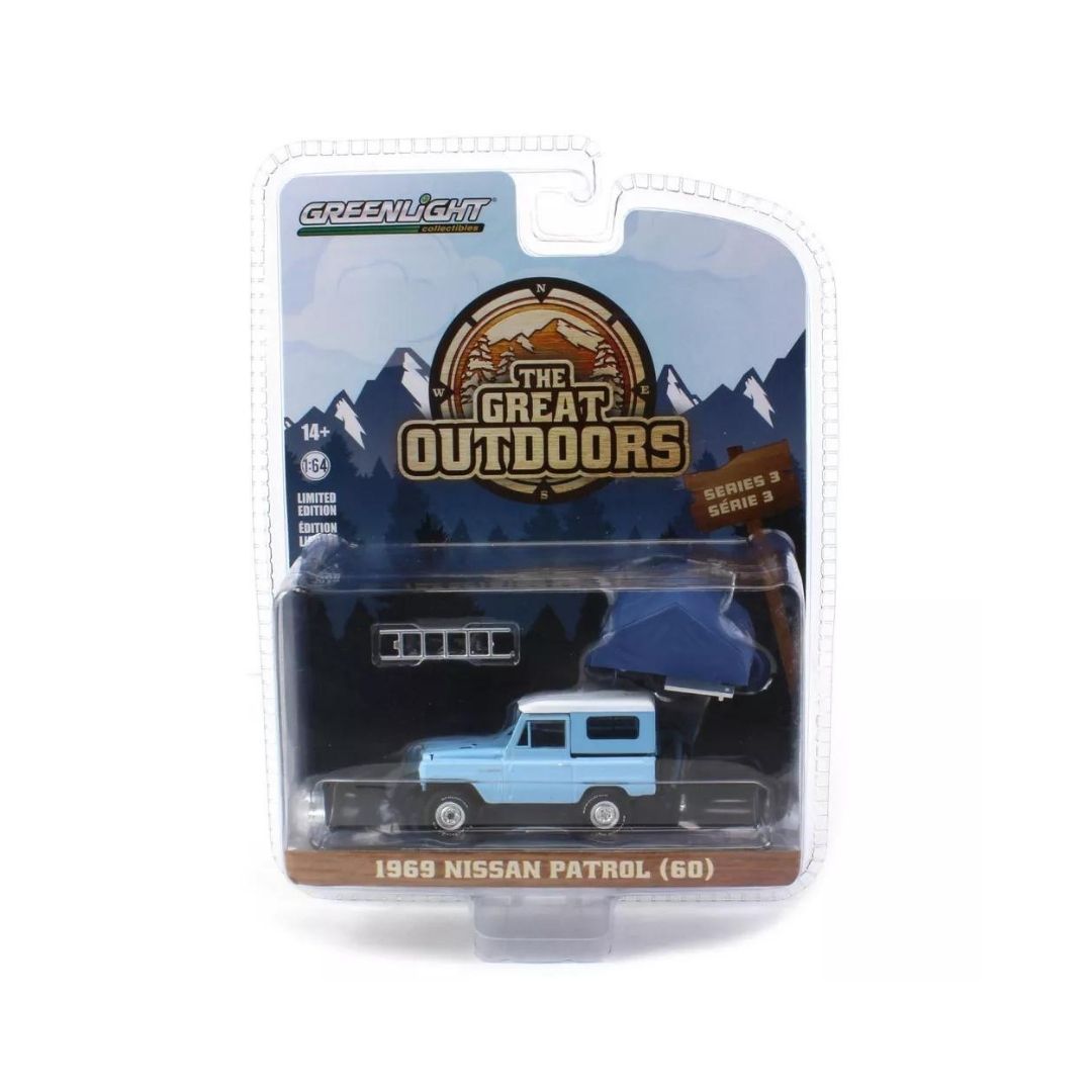 The Great Outdoors Series 3- 1969 Nissan Patrol (60) 38050-A, Greenlight 1:64