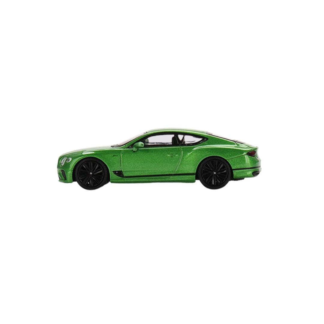 Bentley Continental GT Speed Apple Green, Mini GT 1:64 (473)