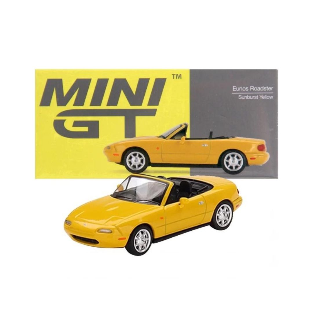 Eunos Roadster Sunburst Yellow, Mini GT 1:64 (393)